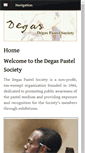 Mobile Screenshot of degaspastelsociety.org